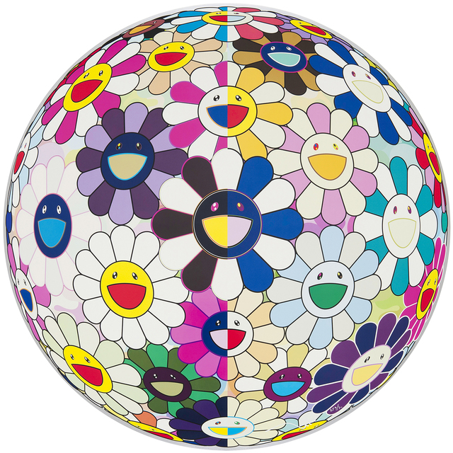 Takashi Murakami, ‘Flowerball (3D) From the Realm of the Dead ’, 2010, Print, Mixed Media Print, Galerie Raphael