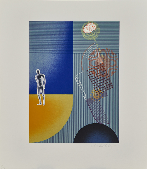 Victor Vasarely, ‘Le Discours de la Méthode Portfolio’, 1969, Print, Incomplete set of 22 prints and multiples, comprised of one Plexiglas optical multiple, screenprints in colors, lithographs in colors, and collage works on BFK Rives paper, text by René Descartes (in paper-covered portfolio), Rago/Wright