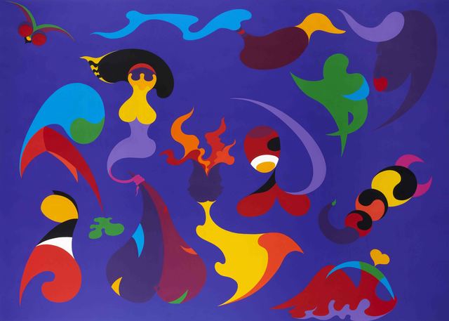 Mauro Perucchetti, ‘Untitled’, 2018, Painting, Acrylic on canvas mounted on board, Alon Zakaim Fine Art