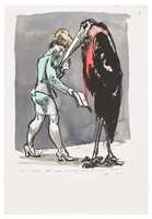 Woman and Marabou