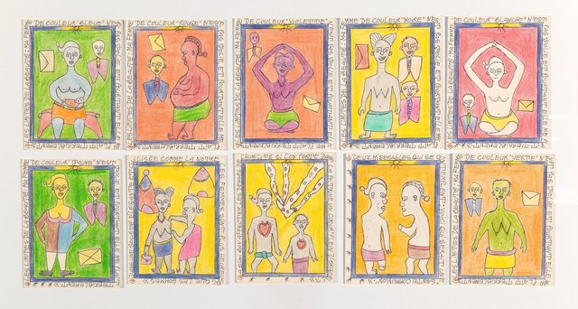 Frédéric Bruly Bouabré, ‘Untitled (10 works)’, 2006-2007, Heritage Auctions