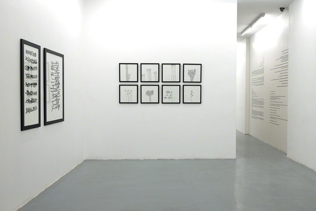 Reza Abedini, Callidrawing, installation view, image courtesy of the Ab/Anbar gallery Reza Abedini, Callidrawing, installation view, image courtesy of the Ab/Anbar gallery
