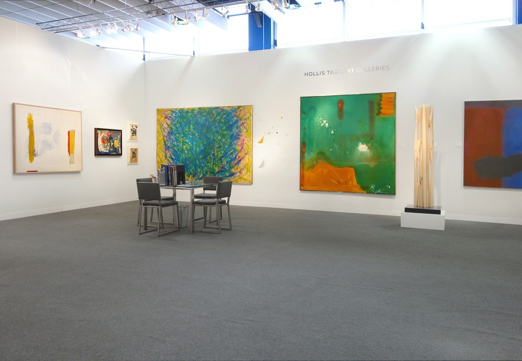 The Armory Show | Booth 406 - From left to right: Giorgio Cavallon, Hans Hofmann, Michael Goldberg, Norman Bluhm, Alexander Calder, Helen Frankenthaler, Pablo Atchugarry, and Esteban Vicente The Armory Show | Booth 406 - From left to right: Giorgio Cavallon, Hans Hofmann, Michael Goldberg, Norman Bluhm, Alexander Calder, Helen Frankenthaler, Pablo Atchugarry, and Esteban Vicente
