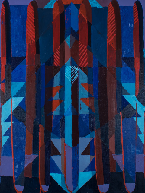 Aschely Cone, ‘Diamond Stripes Escalator’, 2017, Uprise Art