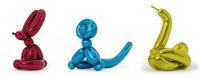 Jeff Koons - Balloon Animals I/Set of three, Rabbit, Monkey and Swan