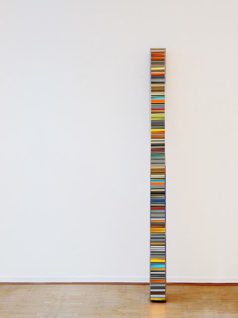 Hans Kotter, ‘Colour Code’, 2014, Mixed Media, Laserchrome slide with LED in stainless steel light box, Patrick Heide Contemporary