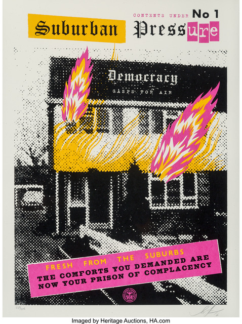 Shepard Fairey, ‘Suburban Pressure’, 2016, Heritage Auctions