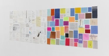 Joseph Grigely, ‘Even If You Can’t Hear’, 2016, Drawing, Collage or other Work on Paper, Ink and pencil on paper, pins, Nogueras Blanchard