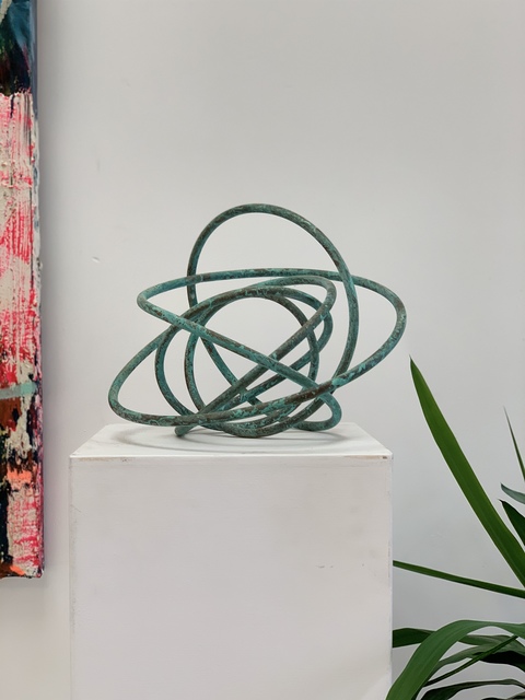 Mark Beattie, ‘Verdigris Orb II’, 2015, Sculpture, Weathered copper, Apotheosis Art