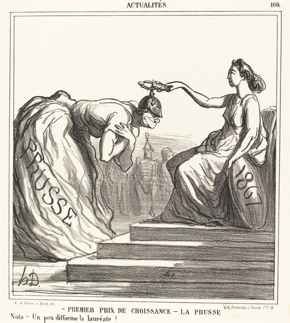 Honoré Daumier, ‘Premier prix de croissance - La Prusse’, 1867, National Gallery of Art, Washington, D.C.