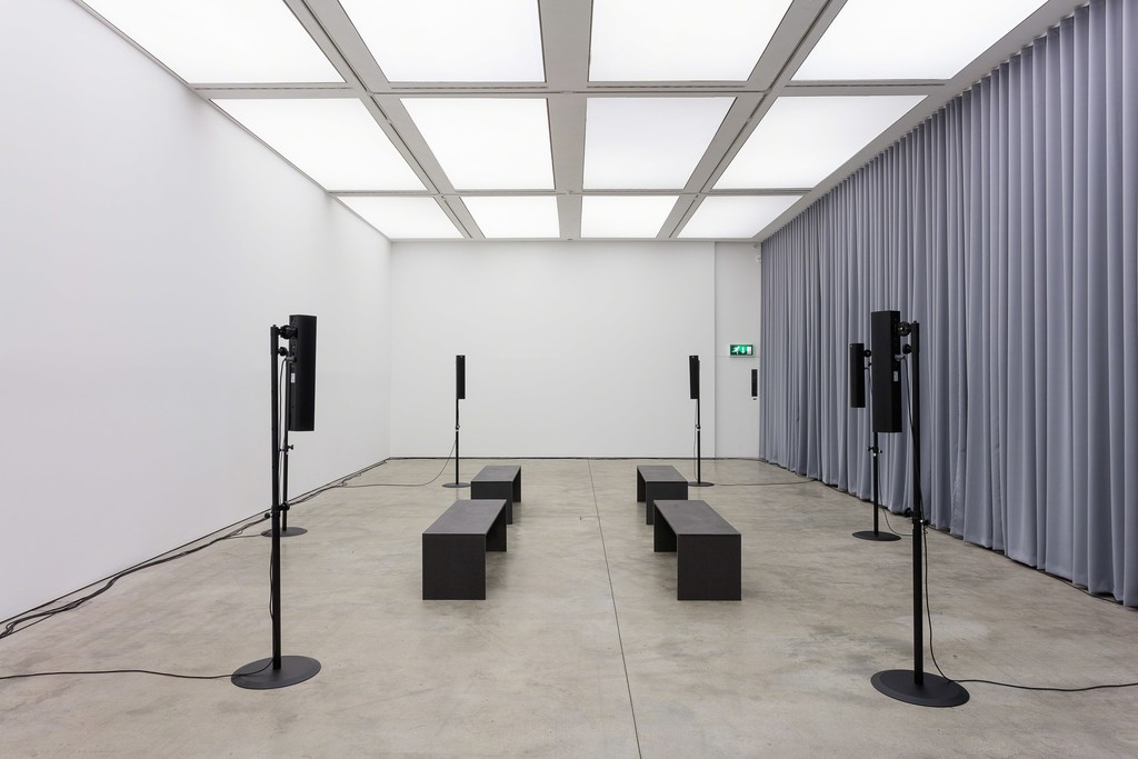 Installation view of James Richards: Requests and Antisongs
21 September – 13 November 2016
Institute of Contemporary Arts London (ICA)
Photo: Mark Blower
Installation view of James Richards: Requests and Antisongs
21 September – 13 November 2016
Institute of Contemporary Arts London (ICA)
Photo: Mark Blower