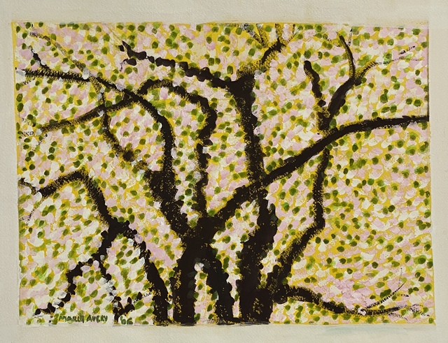 March Avery, ‘Springtime’, 2006, Drawing, Collage or other Work on Paper, Watercolor and gouache, Friends Seminary Benefit Auction