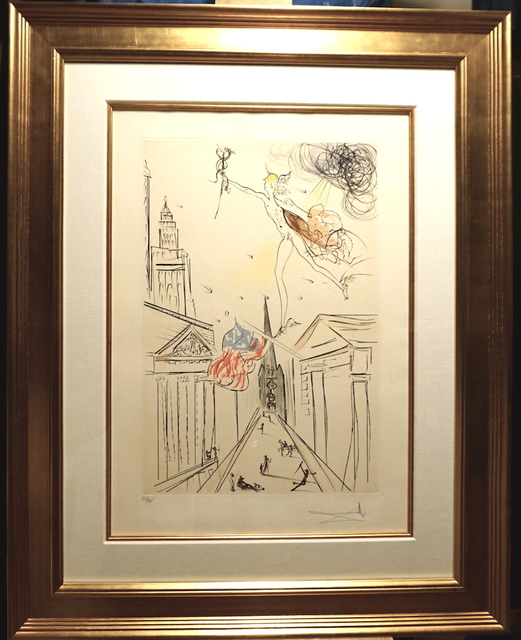 Salvador Dalí, ‘View of Wall Street )Color)’, 1972, Fine Art Acquisitions