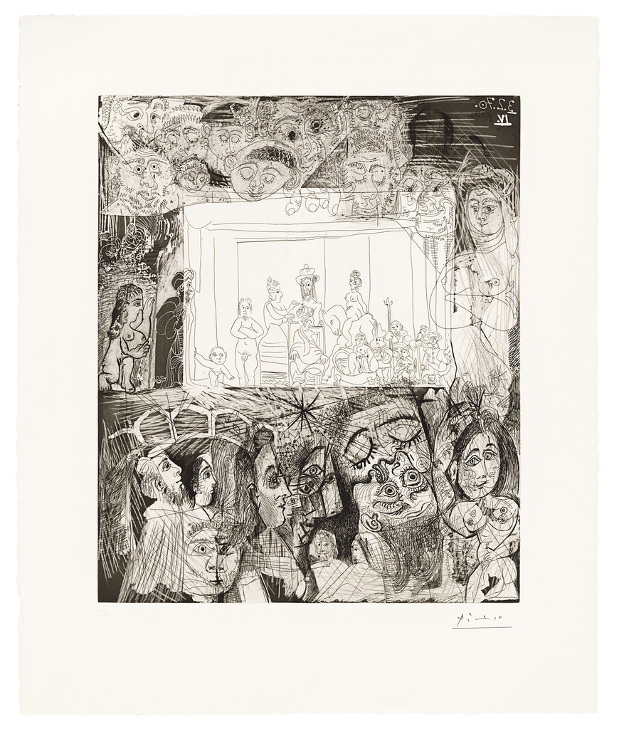 Pablo Picasso - Ecce Homo, d'après Rembrandt, from: Series 156