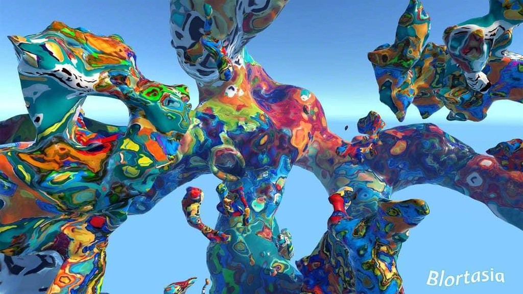 “Blortasia"
By Shapespace VR
Blortasia is an abstract art world in the sky. Fly freely through a surreal maze of evolving sculptures. Take a break from reality and explore an animated psychedelic sculpture park. “Blortasia"
By Shapespace VR
Blortasia is an abstract art world in the sky. Fly freely through a surreal maze of evolving sculptures. Take a break from reality and explore an animated psychedelic sculpture park.