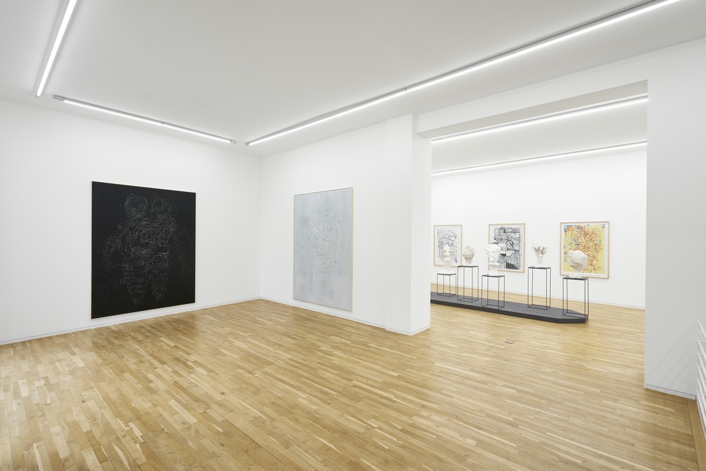 Alexi Tsioris. Cosmic Fruits, exhibition view, Jahn und Jahn, 2019 Alexi Tsioris. Cosmic Fruits, exhibition view, Jahn und Jahn, 2019