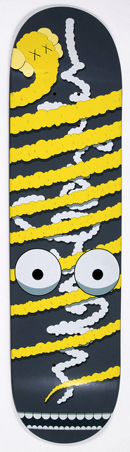 KAWS, ‘Bendy’, 2005, Other, Screen print on wooden skate deck, Tate Ward Auctions