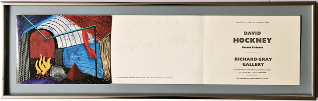 David Hockney, ‘David Hockney: Recent Pictures, Richard Gray Gallery (Hand Signed)’, 1992, Alpha 137 Gallery