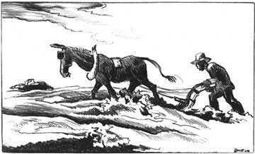 Thomas Hart Benton, ‘Plowing it Under’, 1934, Kiechel Fine Art