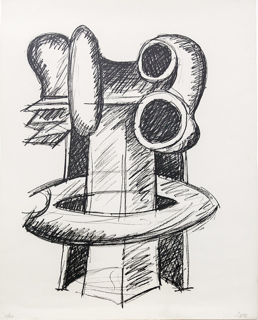 Seymour Lipton, ‘Oracle: Study for Clairvoyant’, 1969, Print, Lithograph on wove paper, Friends Seminary Benefit Auction