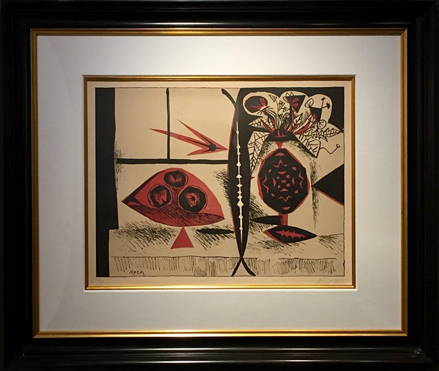 Pablo Picasso, ‘Composition Au Vase De Fleurs ’, 1947, Off The Wall Gallery