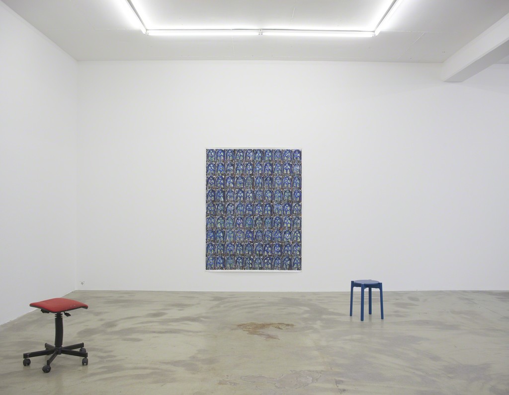 Marijn van Kreij, Nude in front of a Garden, 2016, with a contribution by Andrea Büttner, exhibition view Klemm's, Berlin Marijn van Kreij, Nude in front of a Garden, 2016, with a contribution by Andrea Büttner, exhibition view Klemm's, Berlin
