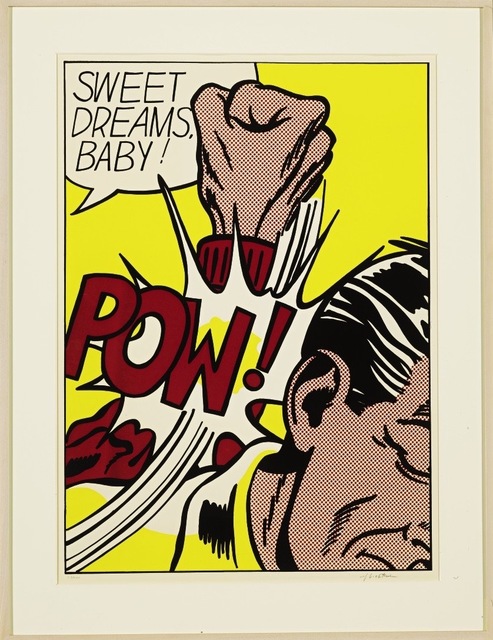 Roy Lichtenstein, ‘Sweet Dreams Baby!’, 1965, Print, Screenprint on heavy, smooth, white wove paper, Fine Art Mia