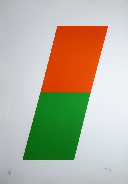 Ellsworth Kelly, ‘Orange/Green’, 1970, Print, Lithograph, Graves International Art