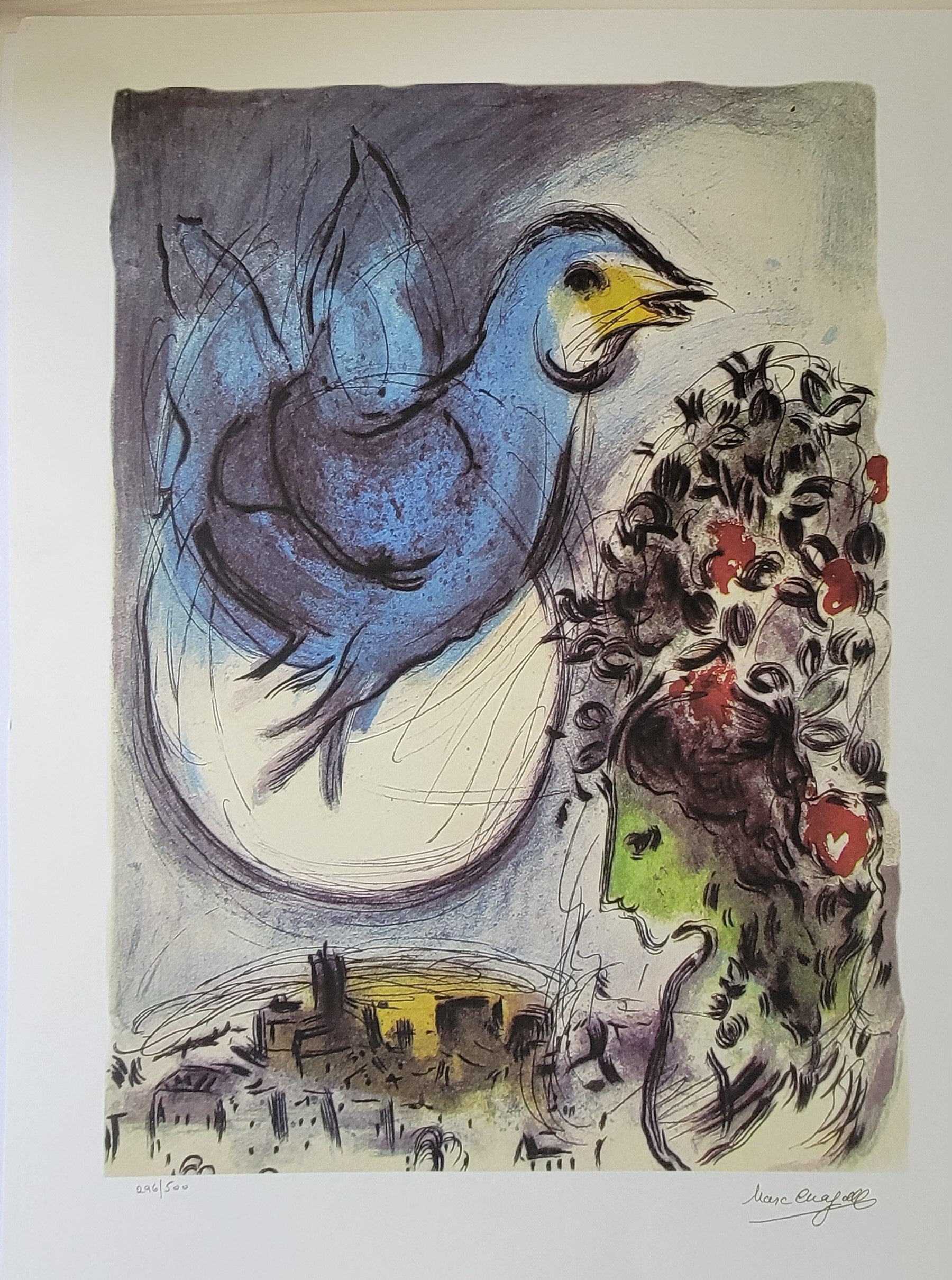 The Blue Bird — Marc Chagall