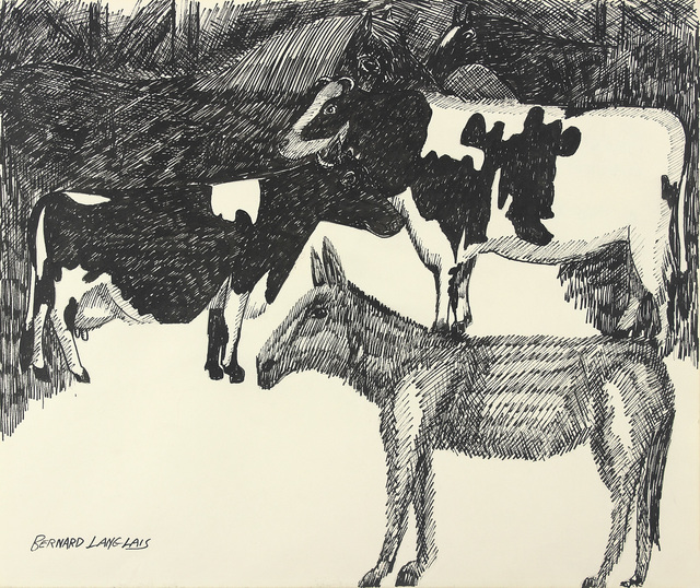 Bernard Langlais, ‘In the Barn’, ca. 1970, Alexandre Gallery