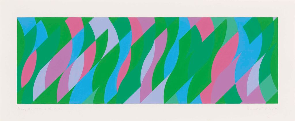 Bridget Riley - Study 11. 20 June. Bassacs