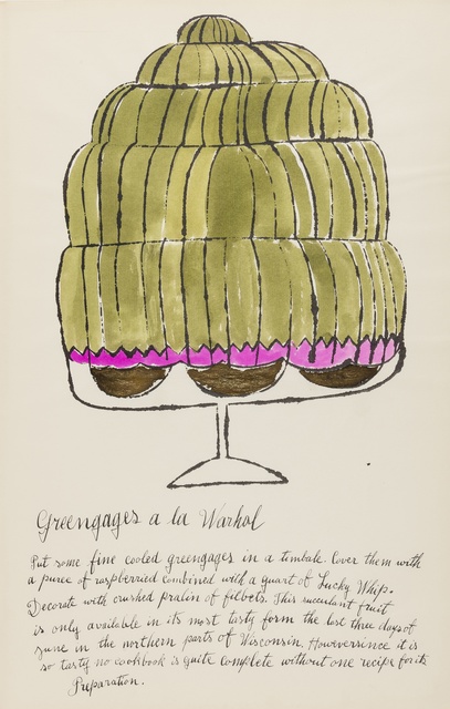 Andy Warhol, ‘Greengages a la Warhol (from Wild Raspberries) (see Feldman & Schellmann IV.143.A)’, 1959, Forum Auctions