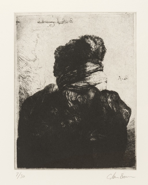 Glenn Brown, ‘Layered Portraits (after Rembrandt) 7’, 2008, Print, Etching, on Arches Velin paper, Forum Auctions