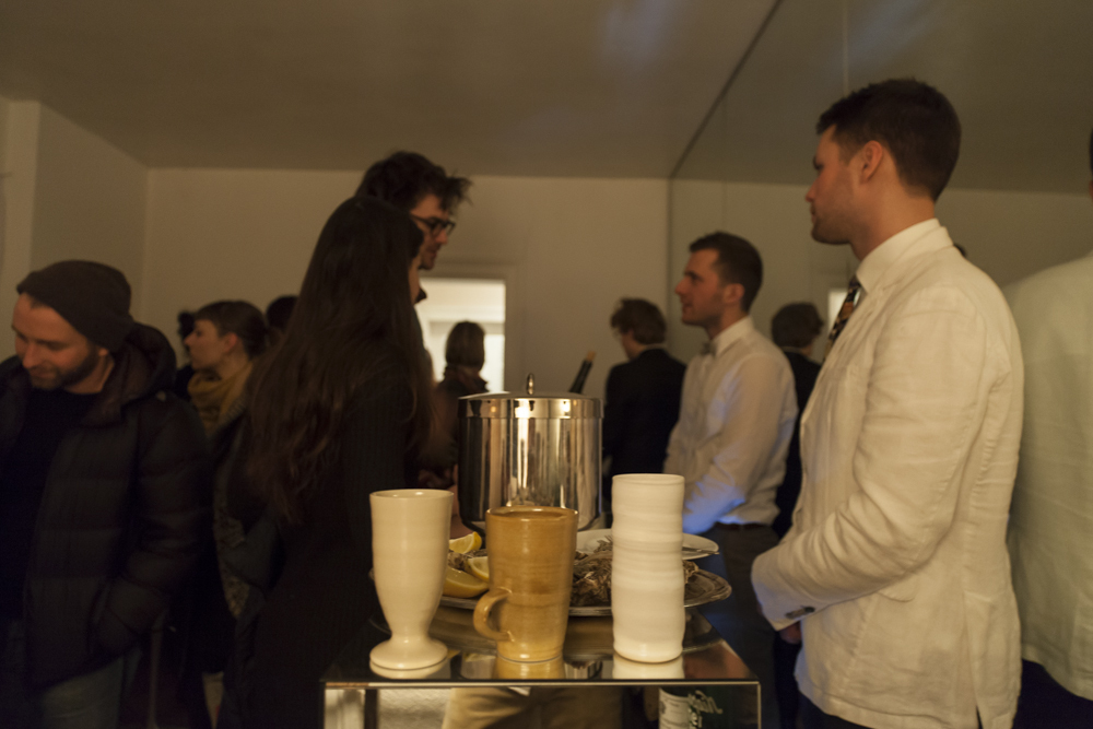 Installation view of three cups from Bar des Individualistes, 2015 by Karin Lehmann Installation view of three cups from Bar des Individualistes, 2015 by Karin Lehmann