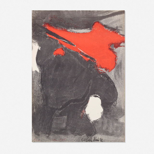 Esteban Vicente, ‘Untitled’, 1960, Print, Offset lithograph on paper, Rago/Wright