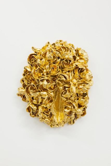 Johan Creten, ‘O-dore - Vulve - Fever’, 2015, Sculpture, Gilded glazed stoneware, Almine Rech