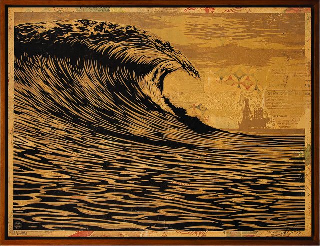 Shepard Fairey (OBEY), ‘This New Wave is a Little Slick for My Taste’, 2014, Underdogs Gallery
