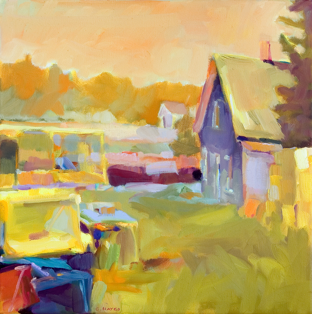 Connie Hayes, ‘Yard Full, Vinalhaven’, 2016, Painting, Oil on canvas, Dowling Walsh