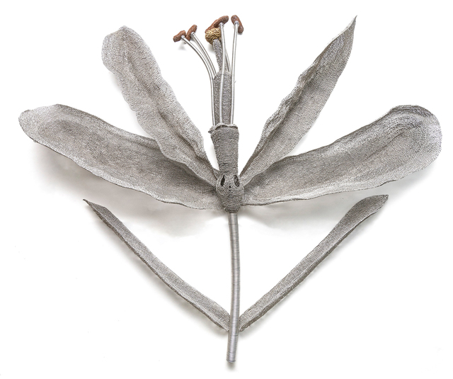 Walter Oltmann, ‘Disarticulated Flower’, Sculpture, Aluminium wire, copper wire and drawing pins, Strauss & Co