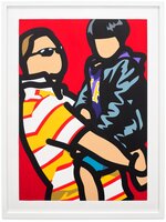 Julian Opie - Tourist With Child, from Tourists (C. 275)