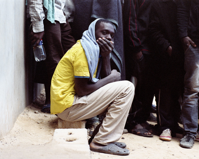 Samuel Gratacap, ‘Série Les Naufragés, Centre de détention pour migrants de Zaouia (Libye) ’, 2014, Galerie Les filles du calvaire