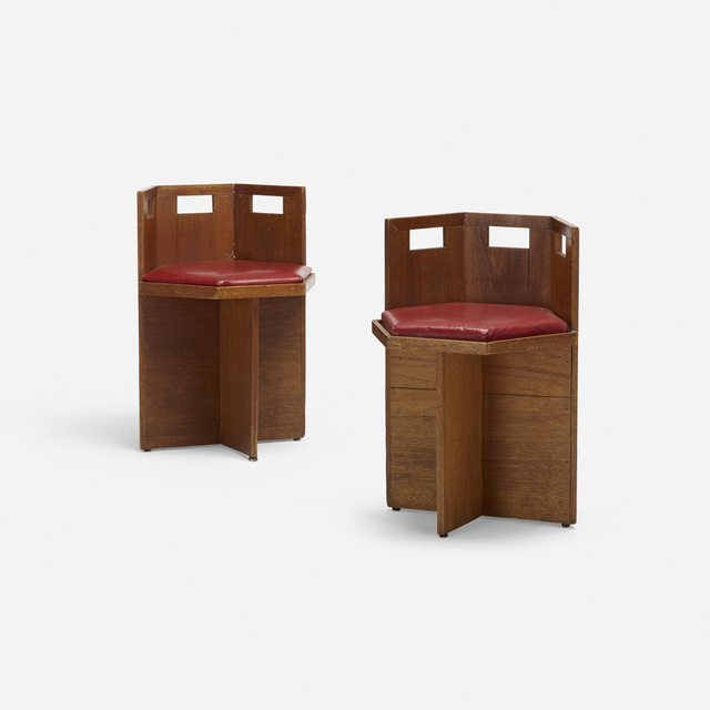 ‘chairs, pair’, c. 1950, Rago/Wright