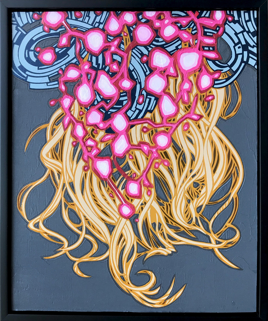 Robert Mellor, ‘Let Go’, ca. 2018, Painting, Acrylic on panel (framed), Parlor Gallery