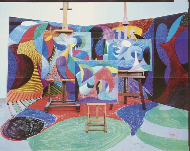 David Hockney, ‘Painted environment II’, 1993, Print, Laser print, Kunzt Gallery