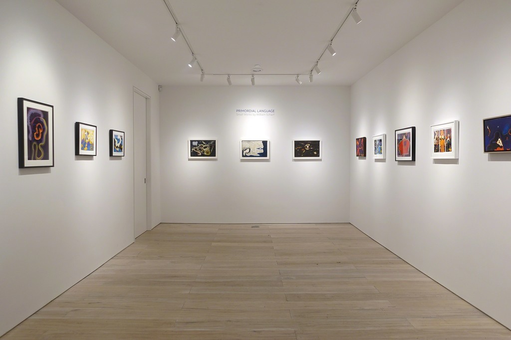 Installation view - Primordial Language: Small Works by William Scharf Installation view - Primordial Language: Small Works by William Scharf