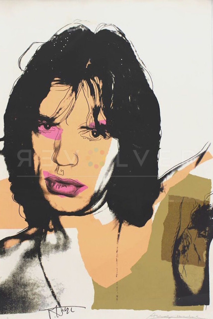Andy Warhol, ‘Mick Jagger (FS II.141) ’, 1975, Print, Screenprint on Aches Aquarelle (rough) Paper, Revolver Gallery