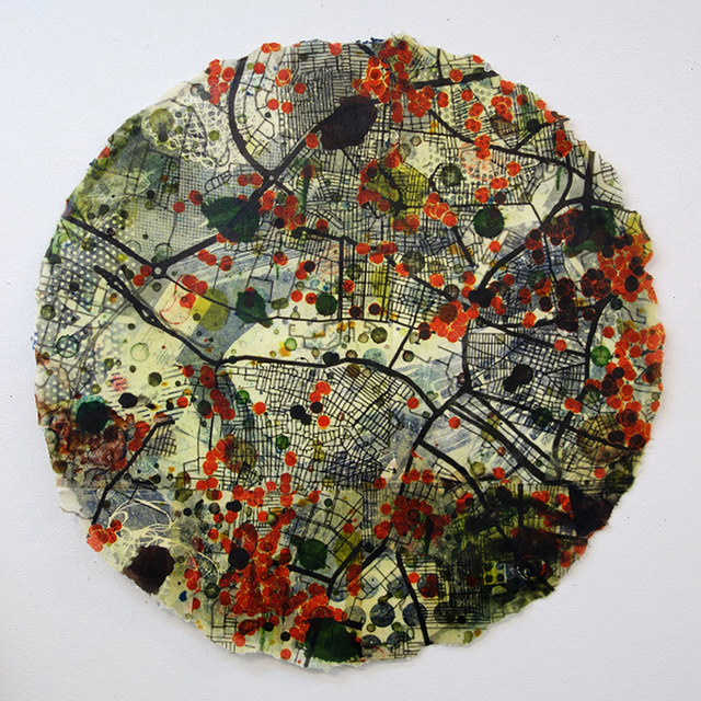 Yvette Drury Dubinsky, ‘Useless Permit’, 2015, Print, Mixed media on watercolor and Japanese paper, Bruno David Gallery