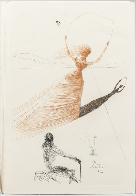 Salvador Dalí, ‘Alice's Adventures in Wonderland /A Portfolio’, 1969, Print, One color etching and twelve reproductions of gouaches, on Mandeure paper, Skinner