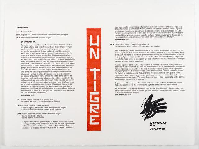 Antonio Caro, ‘Un Tigre’, 2017, Casas Riegner