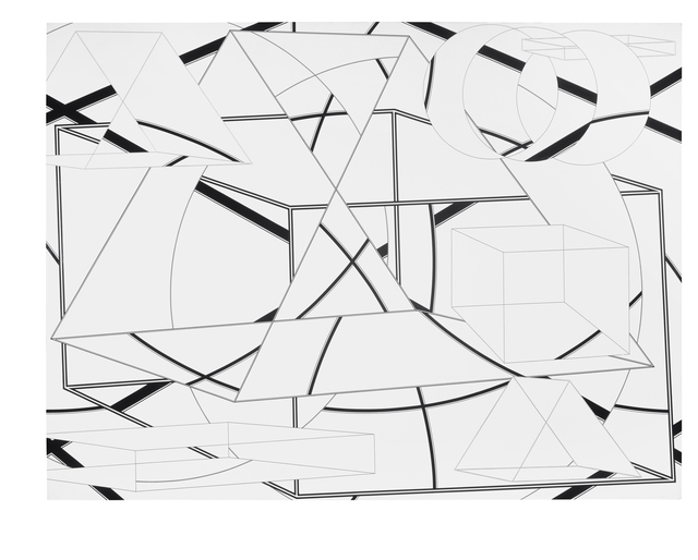 Al Held, ‘Inversion X’, 1977, Painting, Acrylic on canvas, Anderson Collection at Stanford University